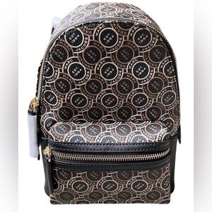 Marc Jacobs Patterned Black and Brown Backpack